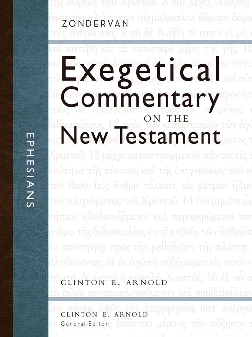 Title details for Ephesians by Clinton E. Arnold - Available